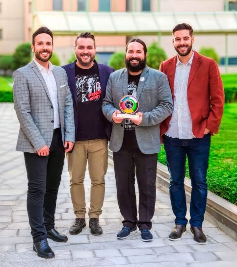 Equipo de Integrate Media en los Premios Andalucía Joven